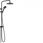 Hansgrohe 26272670 VERNIS BLEND душевая система Showerpipe Reno 220, цвет черный матовый - купити в інтернет-магазині Техностар