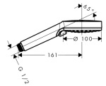 Hansgrohe 26340000 VERNIS BLEND Vario - купити в інтернет-магазині Техностар