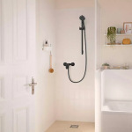 Hansgrohe 72640670 REBRIS S смеситель для душа, цвет черный матовый - купити в інтернет-магазині Техностар