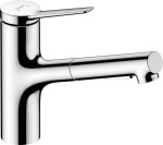 Hansgrohe 74800000 ZESIS M33 смеситель для кухни 150, 2jet , с вытяжным изливом - купити в інтернет-магазині Техностар