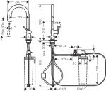 Hansgrohe 76803670 AQITTURA M91 - купити в інтернет-магазині Техностар