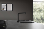 Hansgrohe Aquno Select 250 2jet кухонний з витяжним виливом (73836670), Black Matt - купити в інтернет-магазині Техностар