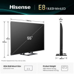 Hisense 55E8Q - купити в інтернет-магазині Техностар