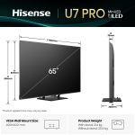 Hisense 65U7Q PRO - купити в інтернет-магазині Техностар