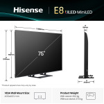 Hisense 75E8Q - купити в інтернет-магазині Техностар