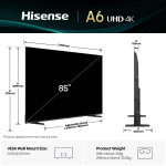 Hisense 85A6Q - купити в інтернет-магазині Техностар