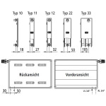 Kermi Therm-x2 Line-V PLV 33 200x1400 (PLV330201401RXK) - купити в інтернет-магазині Техностар