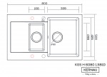 Kernau KGS H 6080 1,5B1D BLACK METALLIC - купити в інтернет-магазині Техностар