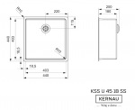 Kernau KSS U 45 1B SS SMOOTH - купити в інтернет-магазині Техностар