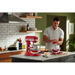 KitchenAid Heavy Duty 5KSM55SXXEER з підйомною чашею, червоний - купити в інтернет-магазині Техностар