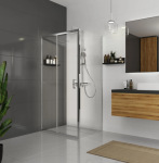 Koller Pool Dakota 1000x1850 мм chrome, скло 5мм clear 1605180303 - купити в інтернет-магазині Техностар