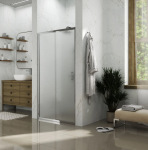 Koller Pool Dakota 1200x1850 мм chrome, скло 5мм grape 1605210304 - купити в інтернет-магазині Техностар