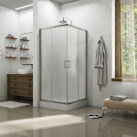 Koller Pool Dakota 90x90x185 скло 5 мм Grape, без піддону, хром 1405642304 - купити в інтернет-магазині Техностар