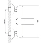 Koller Pool Kvadro Start змішувач для душа 1136320305 - купити в інтернет-магазині Техностар