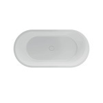 Koller Pool PureLine 1600x800 White/Matt Black з сифоном 0266251501 - купити в інтернет-магазині Техностар