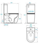 Koller Pool ROUND SMART комплект : унітаз підлоговий з сидінням Soft-close + бачок, змив Tornado 1872560199 - купити в інтернет-магазині Техностар