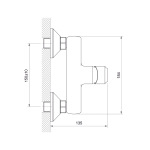 Koller Pool STREAM змішувач для душу 1157320305 - купити в інтернет-магазині Техностар