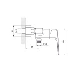 Koller Pool TERA змішувач для душу 1126320305 - купити в інтернет-магазині Техностар