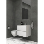 Koller Pool Тумба консольна біла з умивальником Trend 60cм 202260TR-0160 - купити в інтернет-магазині Техностар