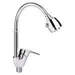 Lidz Agata 008F4 з гнучким виливом (k40) LDAGA008F4CRM35126 Chrome - купити в інтернет-магазині Техностар