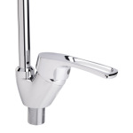 Lidz Agata 008F4 з гнучким виливом (k40) LDAGA008F4CRM35126 Chrome - купити в інтернет-магазині Техностар