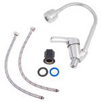 Lidz Agata 008F4 з гнучким виливом (k40) LDAGA008F4CRM35126 Chrome - купити в інтернет-магазині Техностар