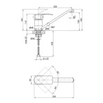 Lidz Anny 003 (k40) LDANN003CRM35082 Chrome - купити в інтернет-магазині Техностар