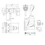 Lidz Anny 010 (з душовим гарнітуром) (k40) LDANN010CRM35124 Chrome - купити в інтернет-магазині Техностар