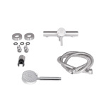 Lidz Aria 010 (з душовим гарнітуром) (k35) LDARI010NKS43361 Nickel - купити в інтернет-магазині Техностар