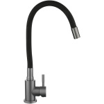 Lidz Aria 015F3 (k35) з гнучким виливом LDARI015F3BGRP49564 Graphite/Black - купити в інтернет-магазині Техностар