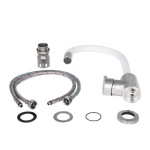 Lidz Aria 015F3 з гнучким виливом (k35) LDARI015F3WHI43362 White / Nickel - купити в інтернет-магазині Техностар