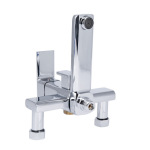 Lidz Dozorca 1030 на три споживача (з виливом) (k35) LDDOZ1030CRM45407 Chrome - купити в інтернет-магазині Техностар