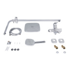 Lidz Dozorca 1030 на три споживача (з виливом) (k35) LDDOZ1030CRM45407 Chrome - купити в інтернет-магазині Техностар