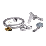 Lidz Gloria 010 (з душовим гарнітуром) (k35) LDGLO010CRM35101 Chrome - купити в інтернет-магазині Техностар