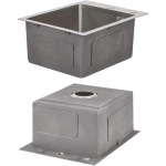 Lidz H4050 інтегрована Brushed Steel 3,0/1,0 мм + Змішувач Aria для кухні з гнучким виливом (k35) Grey - купити в інтернет-магазині Техностар