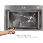 Lidz H6845 Decor 3,0/1,0 мм + Змішувач Aria для кухні з гнучким виливом (k35) Grey - купити в інтернет-магазині Техностар