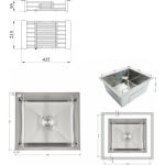 Lidz Handmade H4843 Brushed 3,0/1,0 мм + K01G - купити в інтернет-магазині Техностар