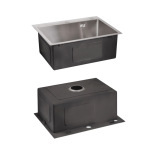 Lidz Handmade H5045 Мийка для кухні інтегрована Brushedу комплекті з дозатором + - купити в інтернет-магазині Техностар