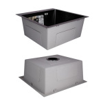 Lidz Handmade H5050B Мийка для кухні інтегрована BlackPVD у комплекті з дозатором + - купити в інтернет-магазині Техностар