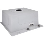 Lidz Handmade H5050H Мийка для кухні інтегрована Decor Honeycomb 2,5/0,5 мм LDH5050DEC48365 - купити в інтернет-магазині Техностар