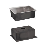 Lidz Handmade H5845 Мийка для кухні інтегрована Brushed у комплекті з дозатором + - купити в інтернет-магазині Техностар