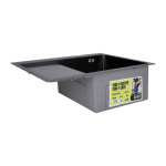 Lidz Handmade H6350BL крило ліворуч (LDH6350BRUL45589) Brushed Black PVD 3,0/1,0 мм - купити в інтернет-магазині Техностар