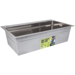 Lidz Handmade H7545 Мийка для кухні інтегрована Decor Honeycomb 3,0/1,0 мм LDH7545DEC48372 - купити в інтернет-магазині Техностар