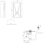Lidz Handmade H7545 Мийка для кухні інтегрована Decor Honeycomb LDH7545DEC48372 + - купити в інтернет-магазині Техностар