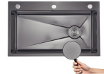 Lidz Handmade H7545B Decor Black PVD Honeycomb LDH7545BDECPVD48373 - купити в інтернет-магазині Техностар