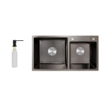 Lidz Handmade H7843 (LDH7843BPVD45586) Brushed Black PVD 3,0/1,0 мм - купити в інтернет-магазині Техностар