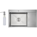 Lidz Handmade Max 500 H7849R Brushed Steel, 3,0/1,0 мм, LDH7849RBRU49464 - купити в інтернет-магазині Техностар