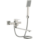 Lidz Helix 005 (k35) з поворотним виливом та душовим гарнітуром LDHEL005NKS49180 Nickel - купити в інтернет-магазині Техностар