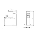 Lidz Kubis 001AF (k35) LDKUB001AFNKS46097 Nickel - купити в інтернет-магазині Техностар