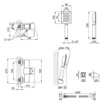 Lidz Kubis 010 (з душовим гарнітуром) (k35) LDKUB010NKS28535 Nickel - купити в інтернет-магазині Техностар